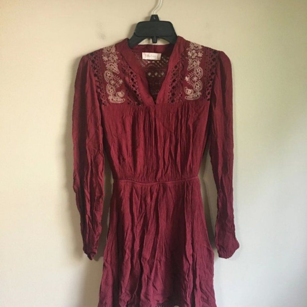 Altar'd State medium burgundy dress